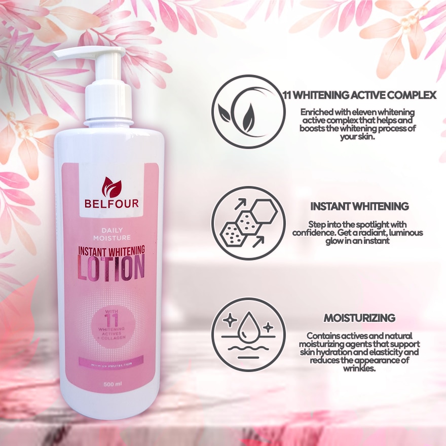 BELFOUR Daily Moisture Instant Whitening Lotion 500ml