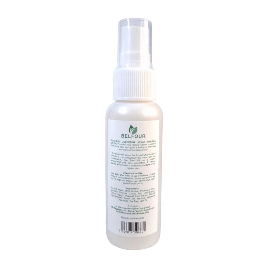 BELFOUR Underarm Spray Natural White 50ml