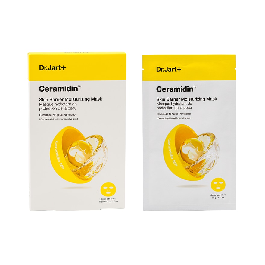 DR JART Ceramidin Skin Barrier Moisturizing Mask 22g 5s