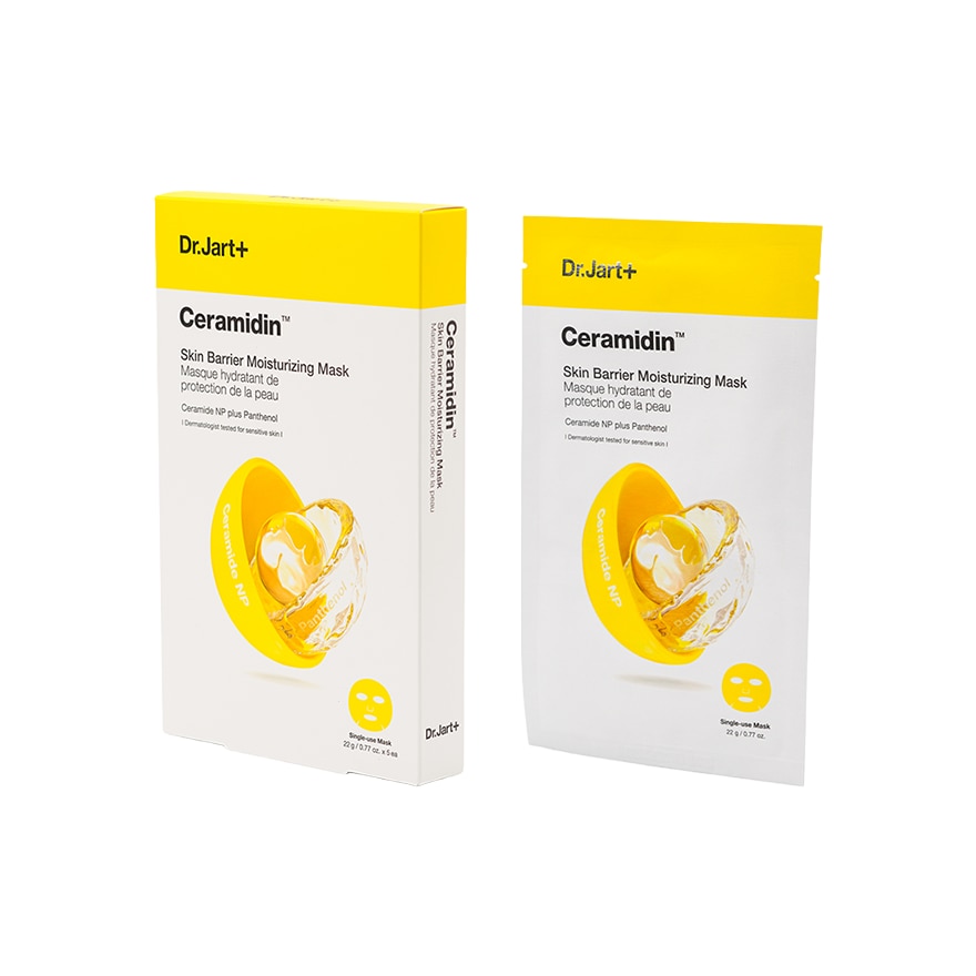 DR JART Ceramidin Skin Barrier Moisturizing Mask 22g 5s