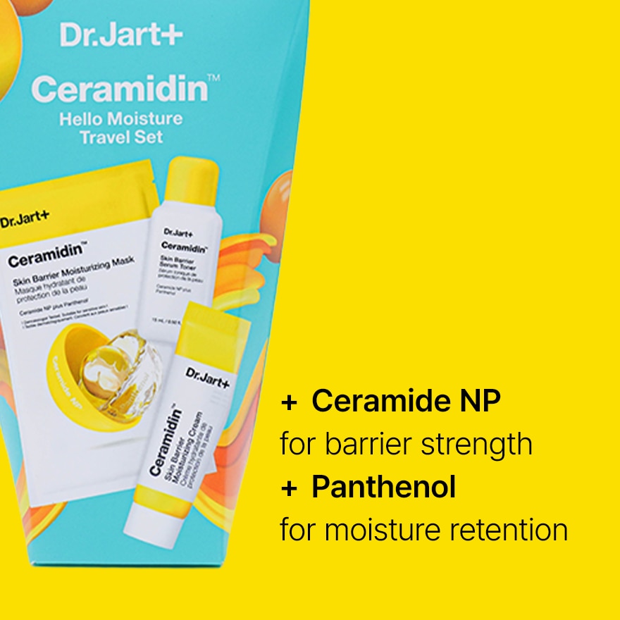 DR JART Ceramidin Hello Moisture Travel Set