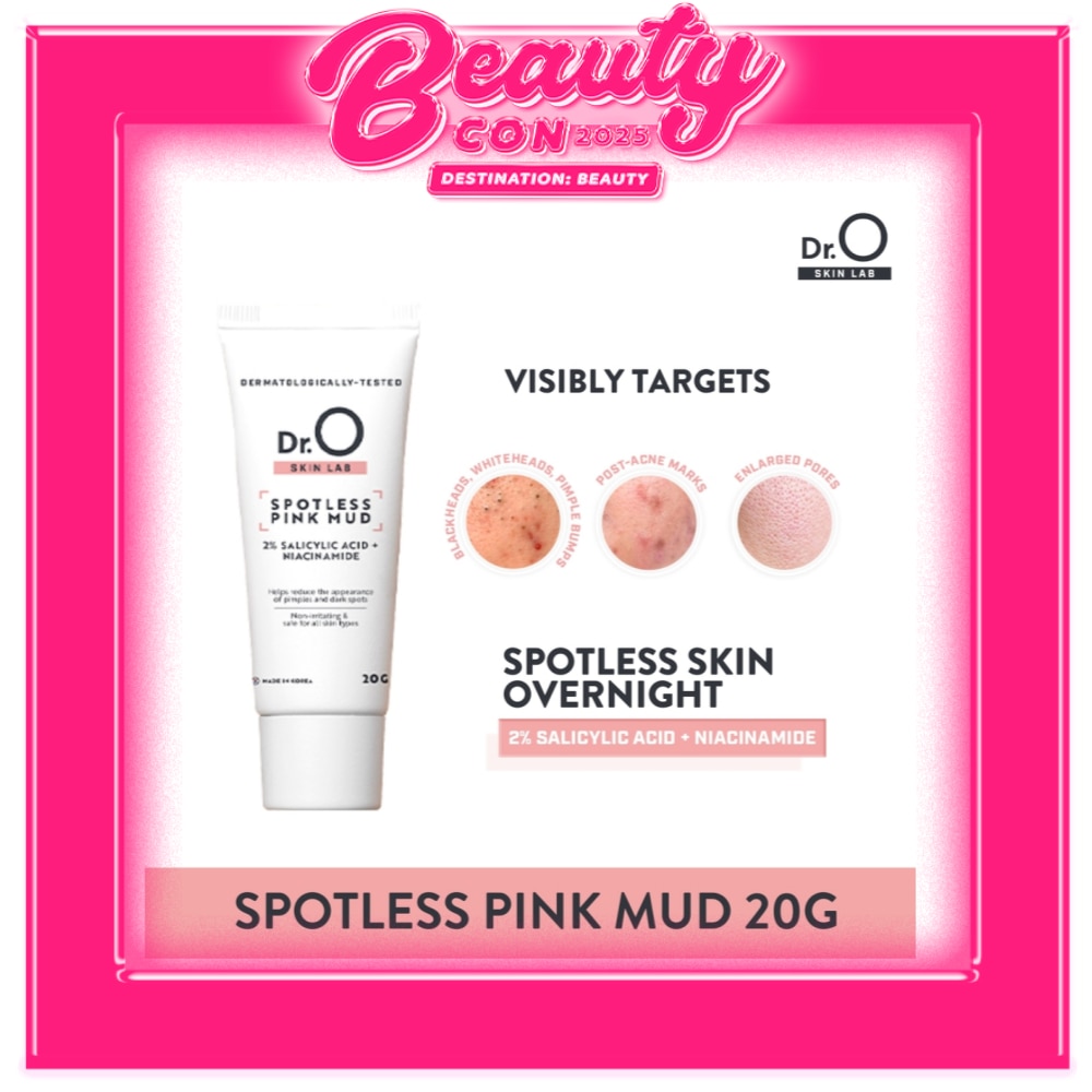 DR O Skin Lab Spotless Pink Mud Salicylic Acid + Niacinamide 20g