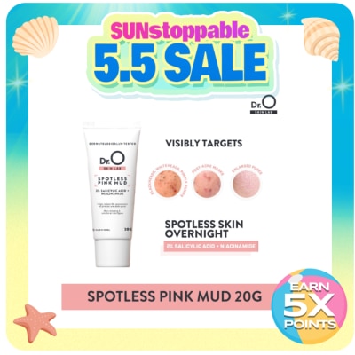 DR O - DR O Skin Lab Spotless Pink Mud Salicylic Acid + Niacinamide 20g