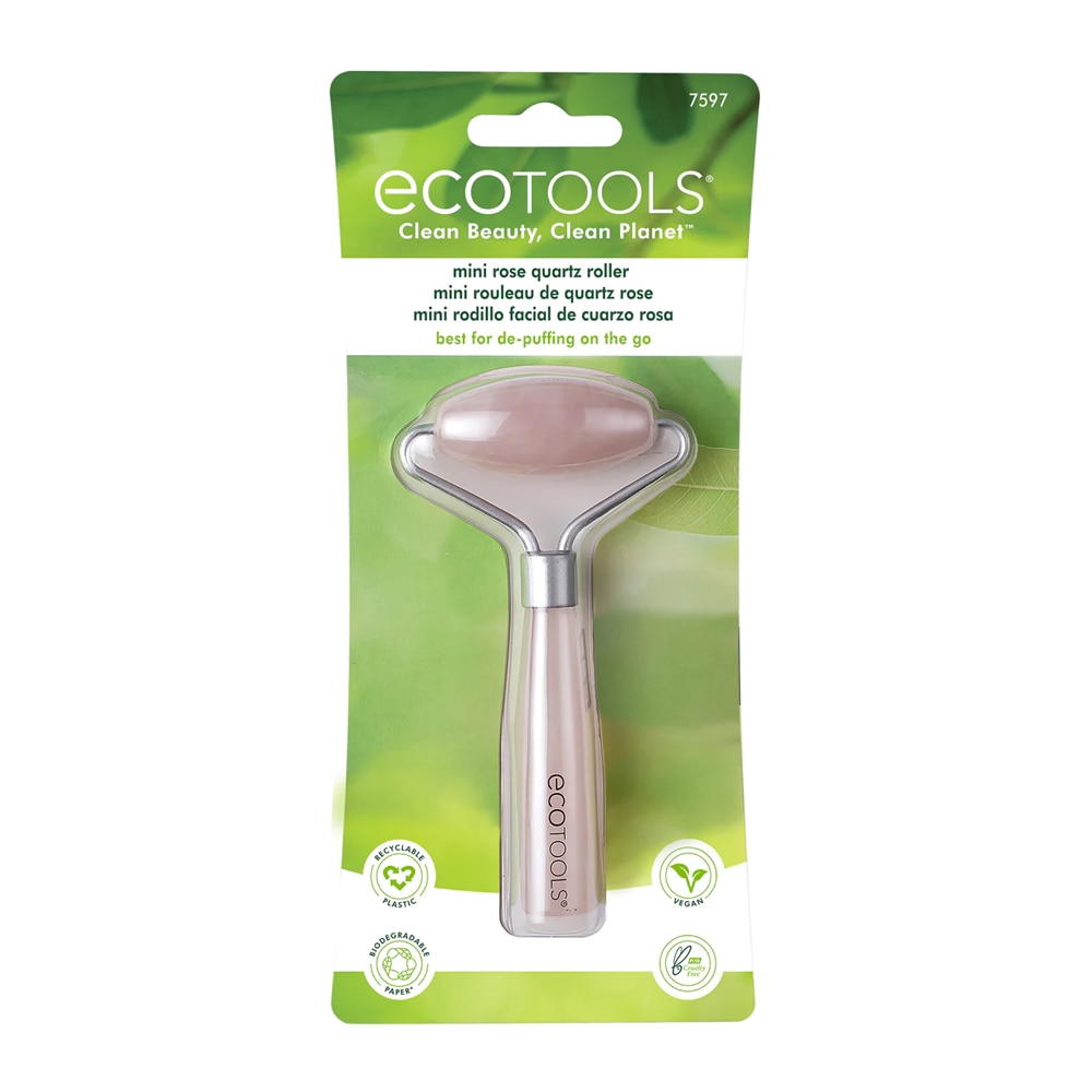 ECO TOOLS 7597 Mini Rose Quartz Roller