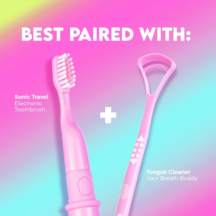 FRESH Oralab Sonic Travel Electric Toothbrush Pink