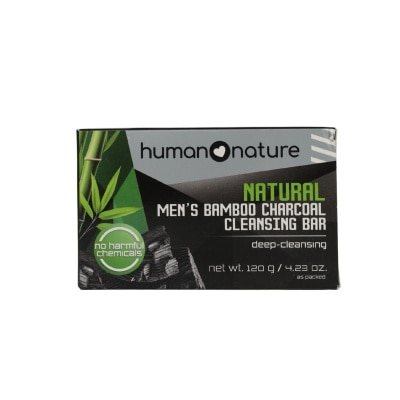 HUMAN NATURE For Men Bamboo Charcoal Cleansing Bar Soap 120g