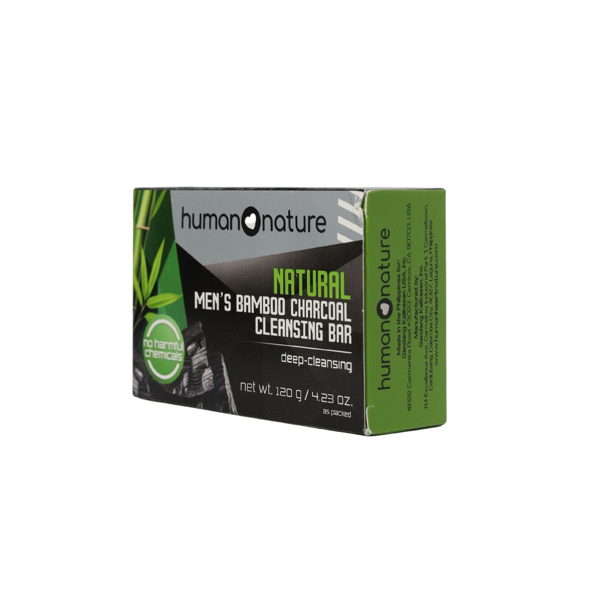 For Men Bamboo Charcoal Cleansing Bar Soap 120g