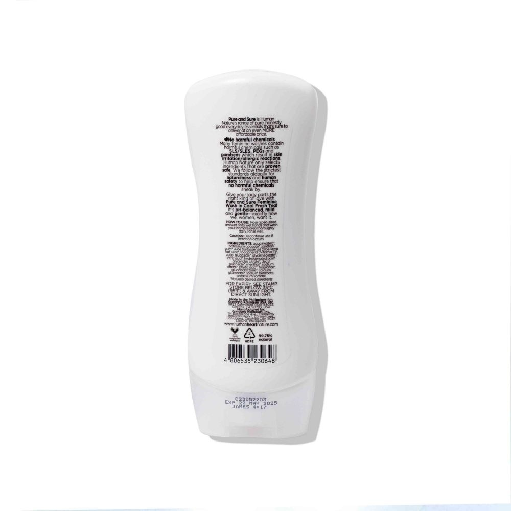 Pure and Sure Feminine Wash Cool Fresh Tea 165ml