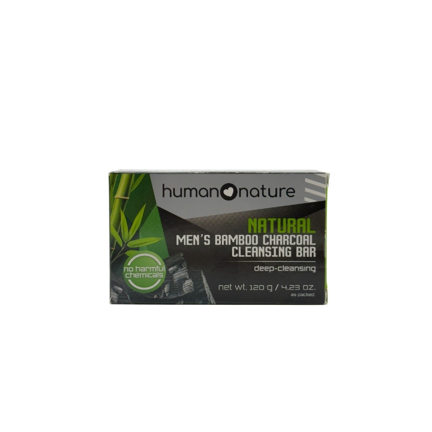 For Men Bamboo Charcoal Cleansing Bar Soap 120g