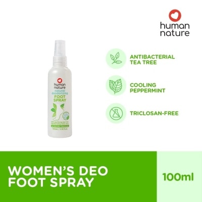 HUMAN NATURE - HUMAN NATURE Natural Deodorizing Foot Spray for Women 100ml