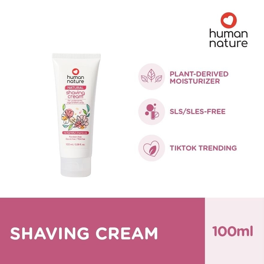 HUMAN NATURE Natural Shaving Cream for Women 100ml image