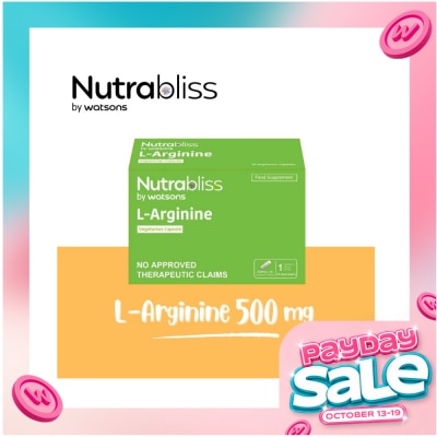 NUTRABLISS WS NUTRABLISS WS L Arginine 500mg Vegetarian Capsule Sold Per Piece image