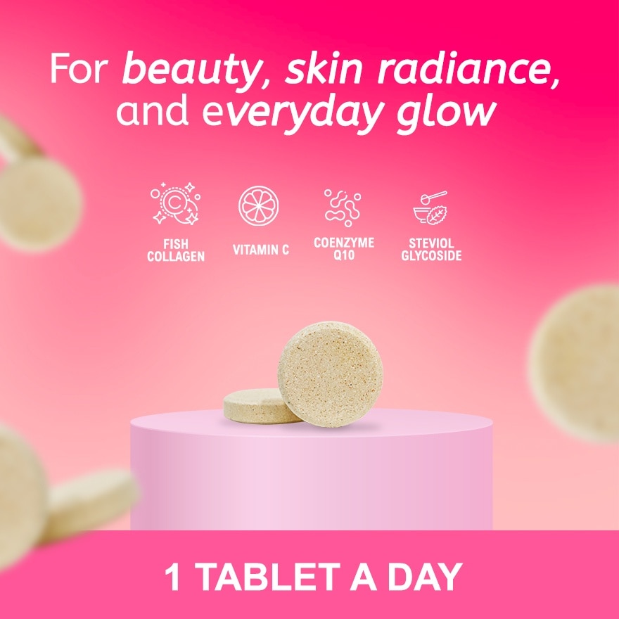 Sodium Ascorbate + Collagen +COQ10 x10 Effervescent Tablets