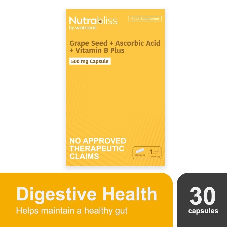 "Nutrabliss WS Ascorbic Acid 500mg Sold Per Piece (Expiry: August 11 2026)"