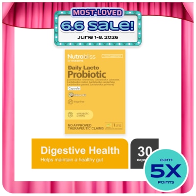 NUTRABLISS WS - NUTRABLISS Daily Defense Probiotic Capsule Sold Per Piece