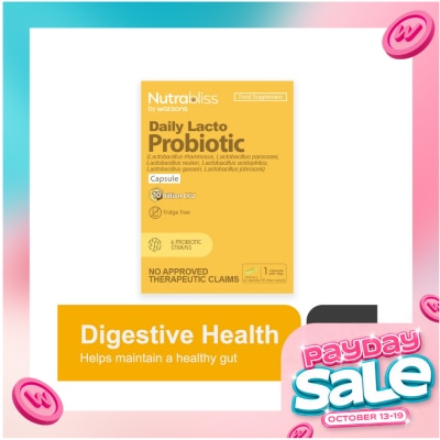 NUTRABLISS WS NUTRABLISS Daily Defense Probiotic Capsule Sold Per Piece image