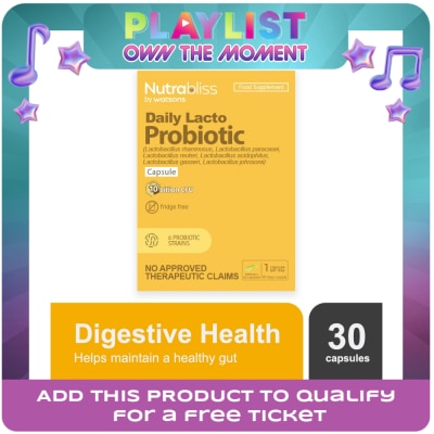 NUTRABLISS WS - NUTRABLISS Daily Defense Probiotic Capsule Sold Per Piece