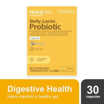 NUTRABLISS WS NUTRABLISS Daily Defense Probiotic Capsule Sold Per Piece