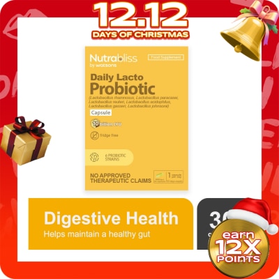 NUTRABLISS WS NUTRABLISS Daily Defense Probiotic Capsule Sold Per Piece