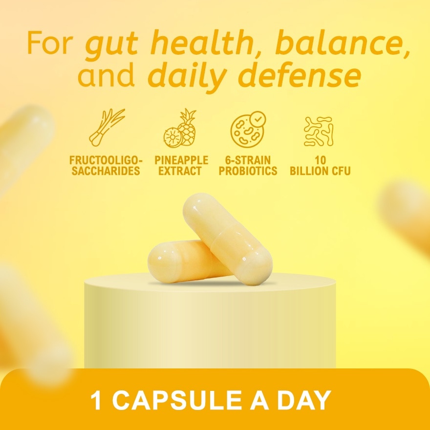 NUTRABLISS Daily Defense Probiotic Capsule Sold Per Piece