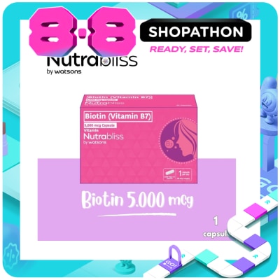 NUTRABLISS WS - NUTRABLISS WS Biotin 5000mcg Capsule (Sold Per Piece) image