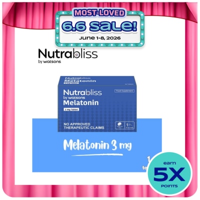 NUTRABLISS WS - NUTRABLISS WS Melatonin 3mg (Sold Per Piece)