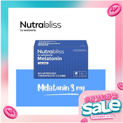 NUTRABLISS WS NUTRABLISS WS Melatonin 3mg (Sold Per Piece) image