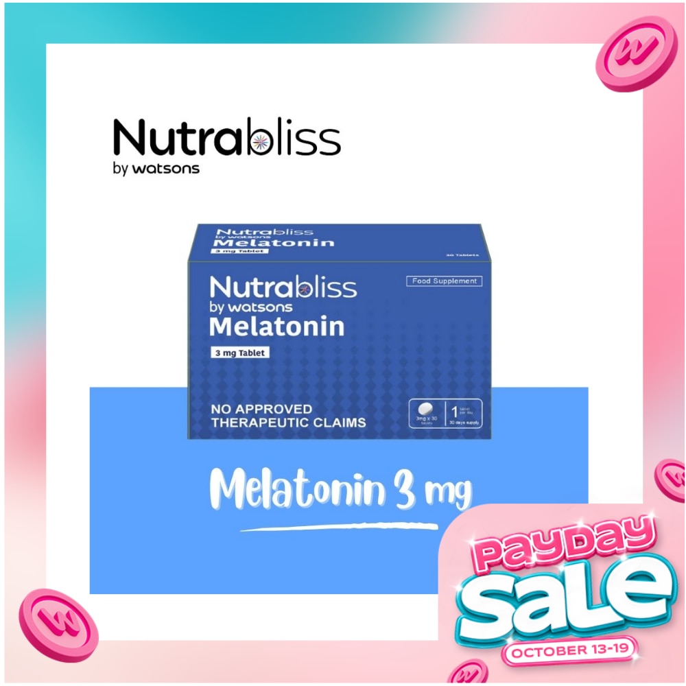 NUTRABLISS WS Melatonin 3mg (Sold Per Piece) image