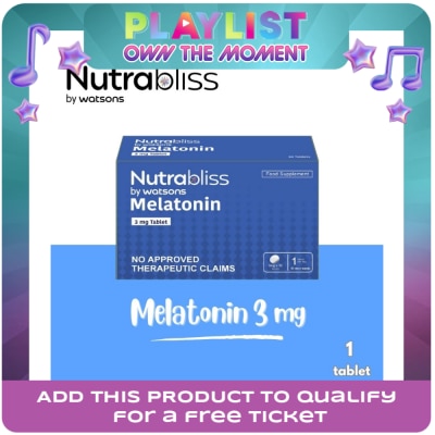 NUTRABLISS WS - NUTRABLISS WS Melatonin 3mg (Sold Per Piece)
