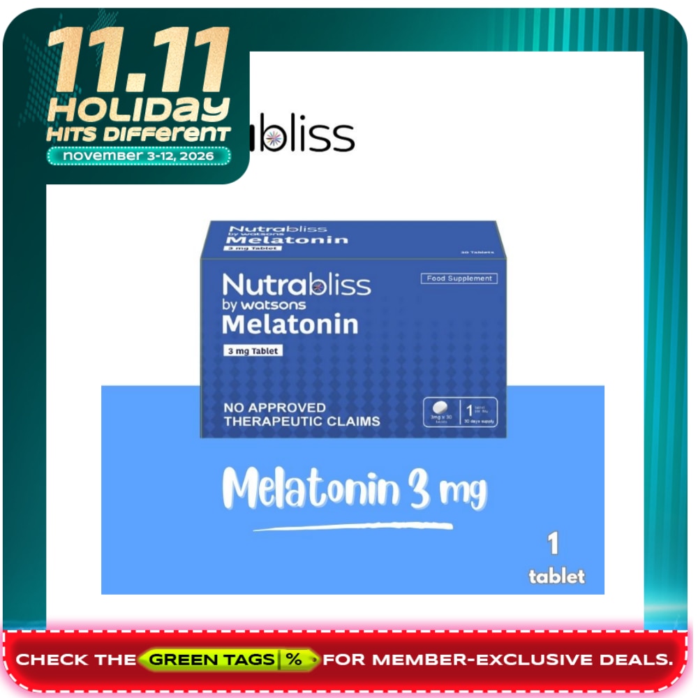 NUTRABLISS WS Melatonin 3mg (Sold Per Piece) image