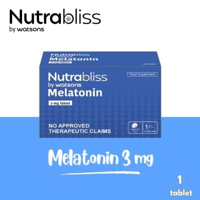 NUTRABLISS WS NUTRABLISS WS Melatonin 3mg (Sold Per Piece)