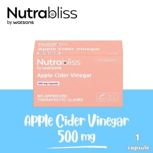 NUTRABLISS WS Apple Cider Vinegar 500mg Capsule Sold Per Piece (Expiry: January 31, 2028)