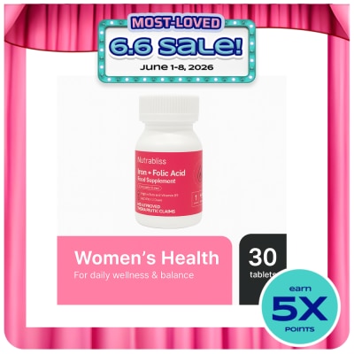 NUTRABLISS WS - NUTRABLISS Iron + Folic Acid Chewable Tablet