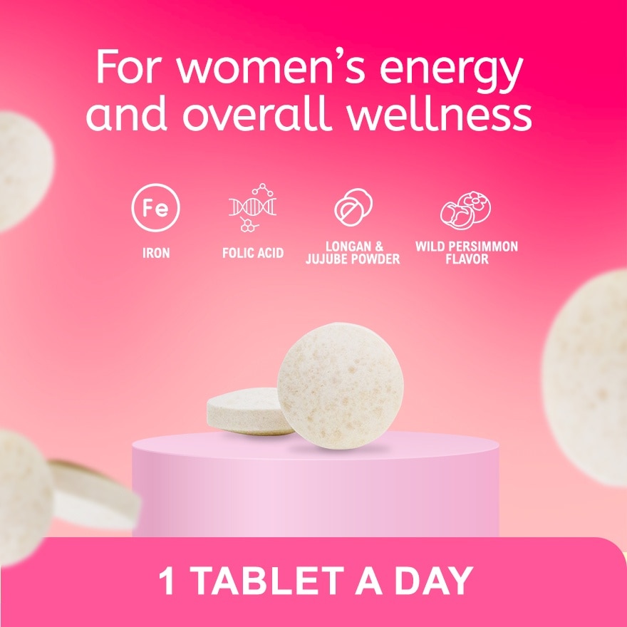 NUTRABLISS Iron + Folic Acid Chewable Tablet