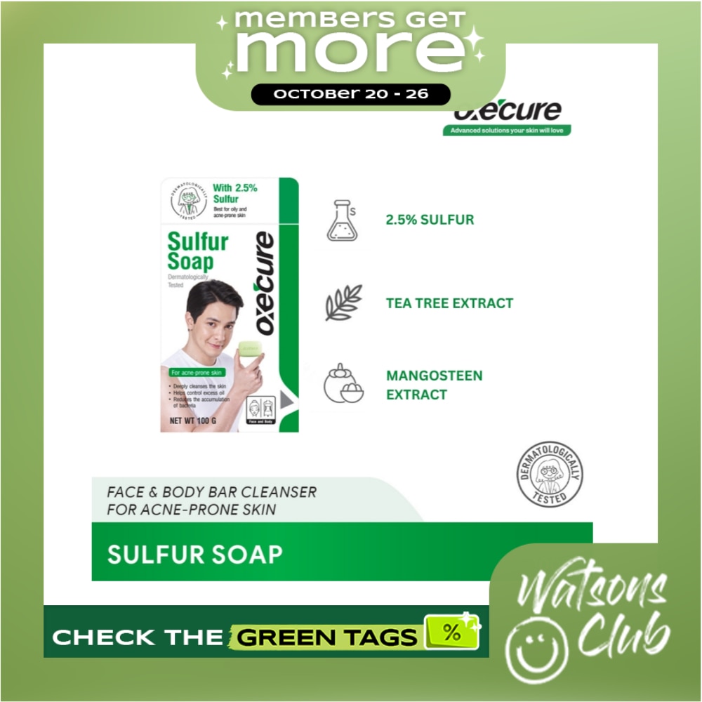 OXECURE Sulfur Bath Soap 100g image