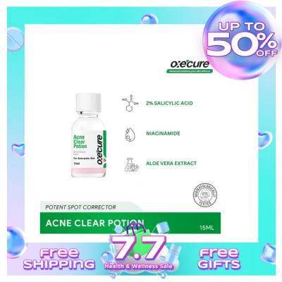 OXECURE Acne Clear Potion - 15 ML