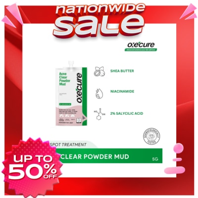 OXECURE Acne Clear Powder Mud - 5G