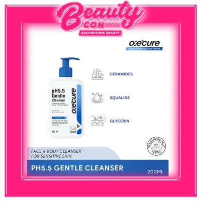 OXECURE pH 5.5 Gentle Cleanser 200ml