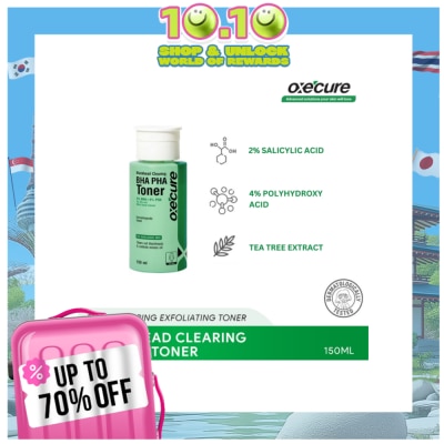 OXECURE Blackhead Clearing BHA PHA Toner 150ml