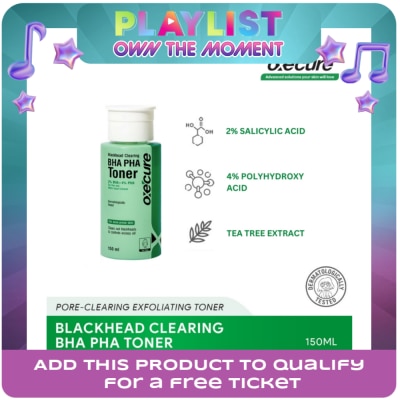 OXECURE - Blackhead Clearing BHA PHA Toner 150ml