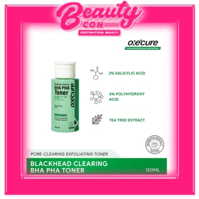OXECURE Blackhead Clearing BHA PHA Toner 150ml