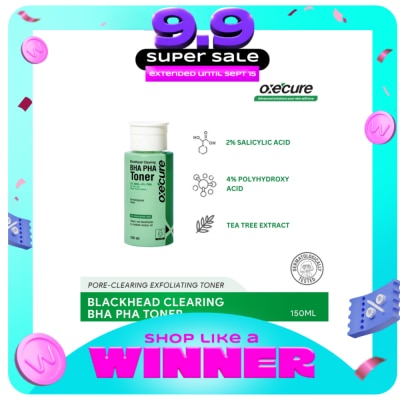 OXECURE - Blackhead Clearing BHA PHA Toner 150ml image