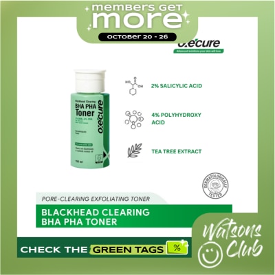 OXECURE Blackhead Clearing BHA PHA Toner 150ml image