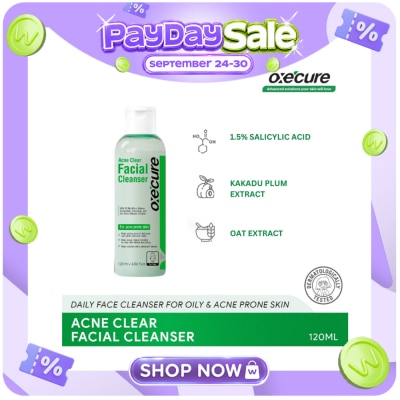 OXECURE Acne Clear Facial Cleanser 120ml image