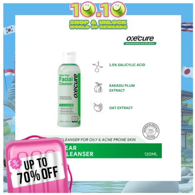OXECURE Acne Clear Facial Cleanser 120ml