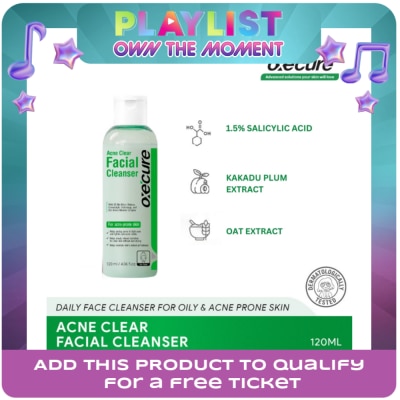 OXECURE - Acne Clear Facial Cleanser 120ml