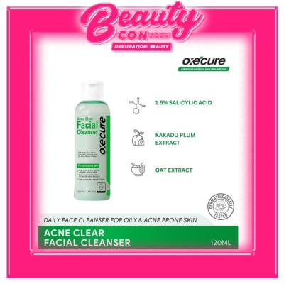 OXECURE Acne Clear Facial Cleanser 120ml