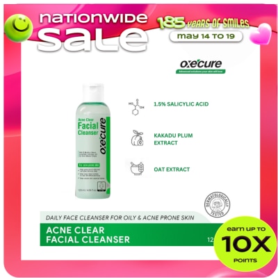 OXECURE - Acne Clear Facial Cleanser 120ml
