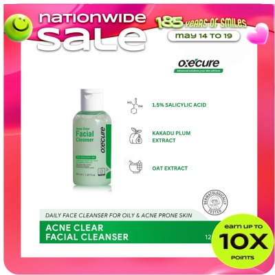 OXECURE - Acne Clear Facial Cleanser 50ml