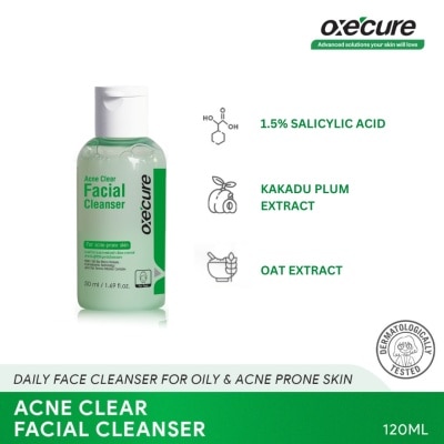 OXECURE Acne Clear Facial Cleanser 50ml